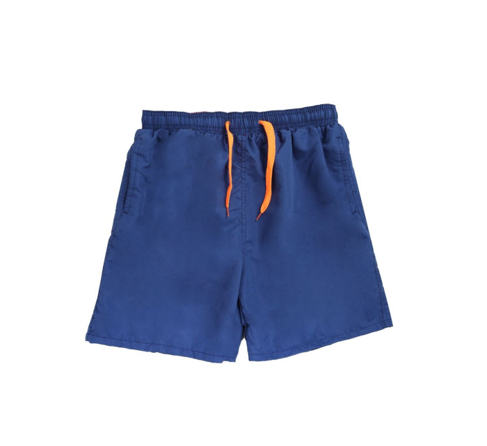 Yoclub Plavky Chlapčenské plážové šortky P4 Navy Blue