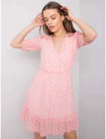 SUBLEVEL Ružové šaty s bodkami