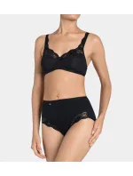 Dámské kalhotky Romance Maxi černé - Sloggi Dámské kalhotky Romance Maxi černé - Sloggi