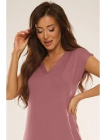 Dámská noční košile model 18560187 Freya kr/r S2XL - De Lafense Dámská noční košile model 18560187 Freya kr/r S2XL - De Lafense