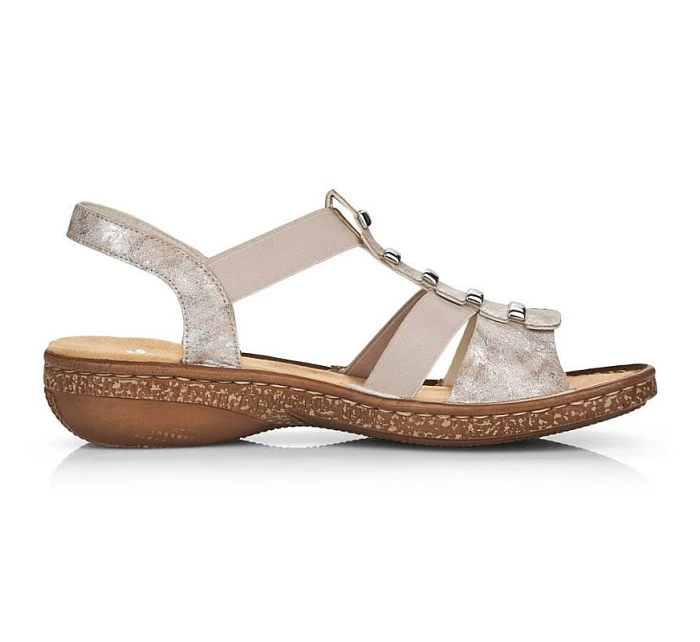 Dámske pohodlné sandále Rieker 62850-90 Dámske pohodlné sandále Rieker 62850-90