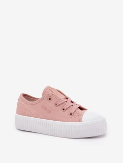 Trampki Dziecięce Sznurowane Big Star RR374011 Różowe