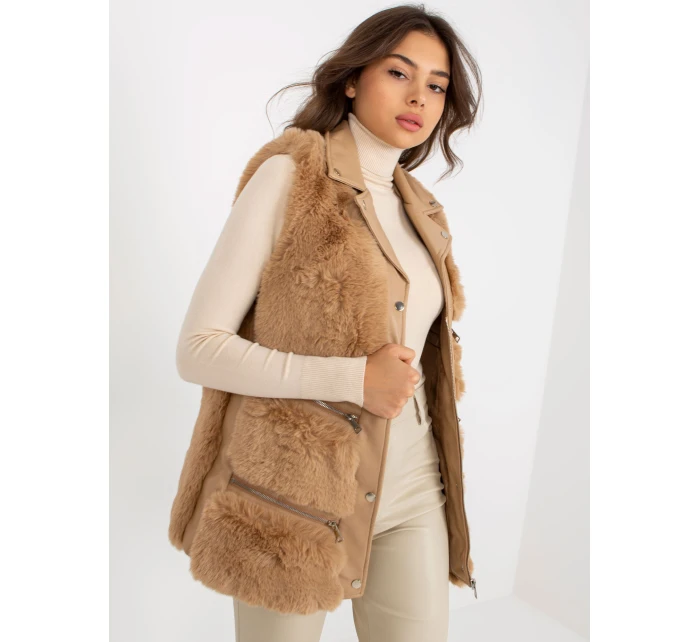 Kamizelka AI KZ model 21468350 camelowy - FPrice