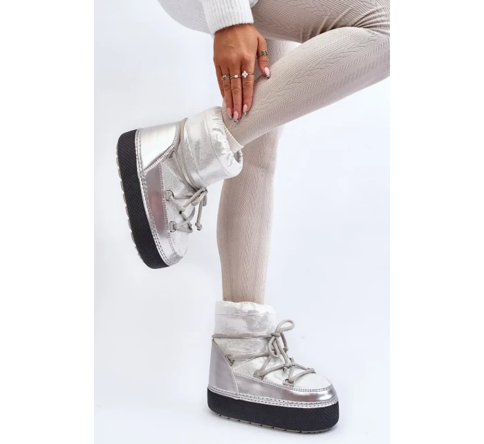 Dámské sněhule se stříbrným šněrováním Toolsa Dámské sněhule se stříbrným šněrováním Toolsa