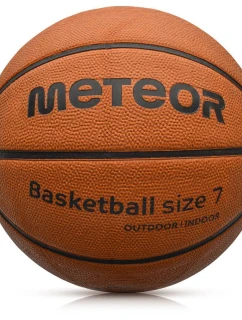 Basketbalová tréningová lopta Meteor Cellular 7 hnedá