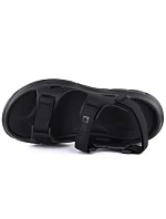 Čierne penové sandále Big Star so zapínaním na suchý zips TT274A055