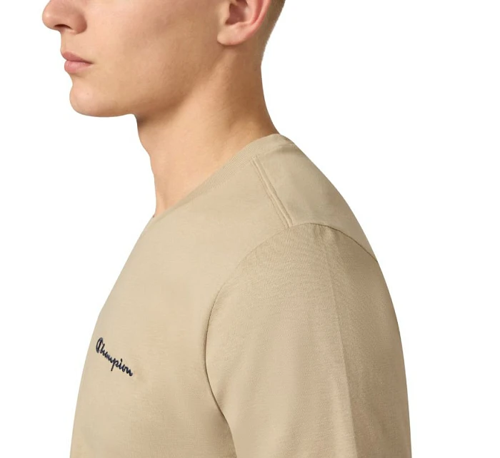 Pánske tričko Champion SS Tee beige 221798 MS041 pánske