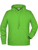 Daiber 8024 Pánská raglánová mikina s kapucí 02.8024 lime green