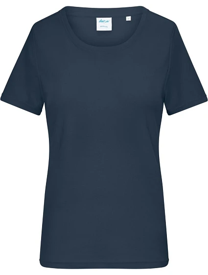 Dámské bio tričko s jemným žebrováním 02. navy model 22445956 - Daiber Dámské bio tričko s jemným žebrováním 02. navy model 22445956 - Daiber