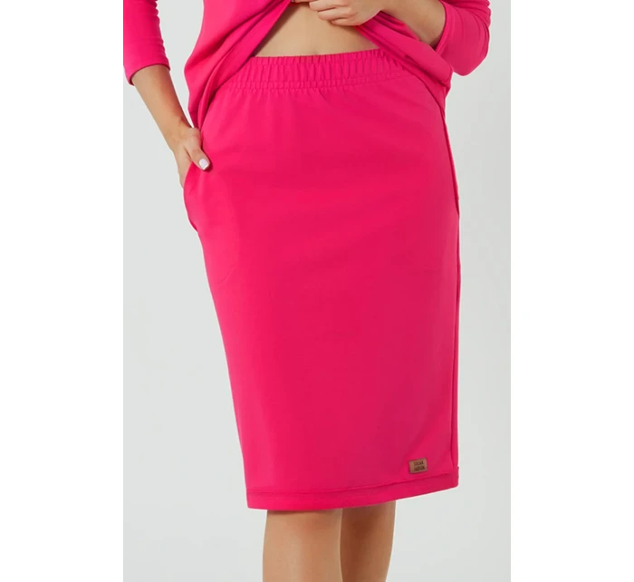 Talianska móda Stella midi farba: fuchsiová