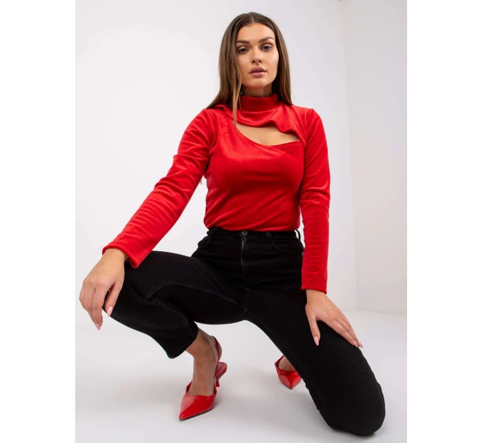 Halenka DHJ BZ model 17041705 červená - FPrice Halenka DHJ BZ model 17041705 červená - FPrice