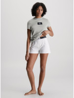 Dámske tričko Lounge T-Shirt CK96 S/S CREW NECK 000QS6945EP7A šedá - Calvin Klein