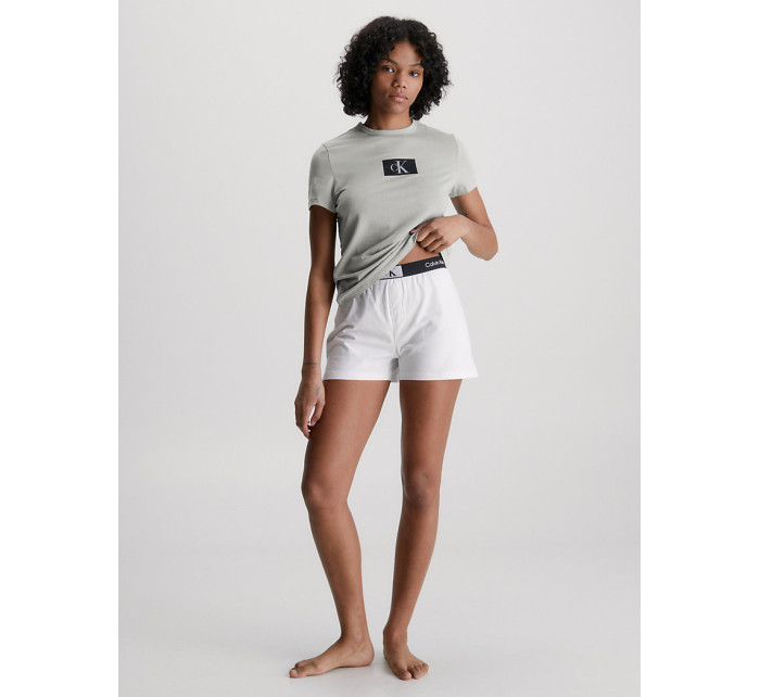 Dámske tričko Lounge T-Shirt CK96 S/S CREW NECK 000QS6945EP7A šedá - Calvin Klein