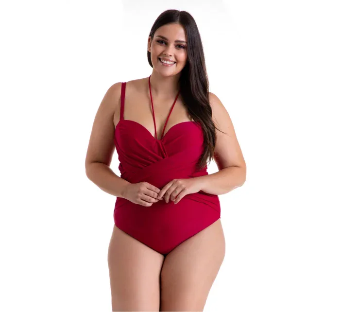 Jednodielne plavky 501 Barontex bordové - Primo