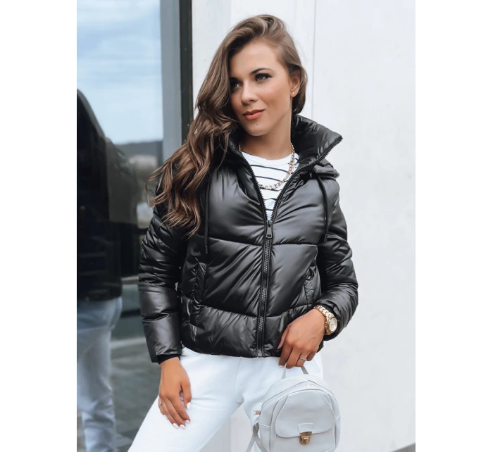 Dámska prešívaná bunda LOLAROSE black FashionStreet TY3684