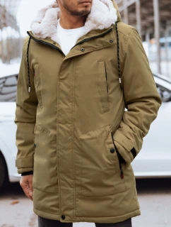 FashionStreet pánska tmavobéžová zimná bunda TX4602