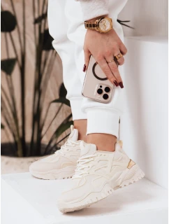Dámské tenisky beige Dstreet model 21972444 - FashionStreet