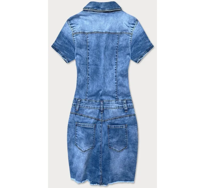 Svetlomodré džínsové šaty s pretrhnutiami (GD6622) Svetlomodré džínsové šaty s pretrhnutiami (GD6622)