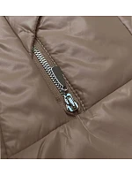 Voľná bunda s odnímateľnou kapucňou Vaston camel-melange (SJ218-036#) Voľná bunda s odnímateľnou kapucňou Vaston camel-melange (SJ218-036#)