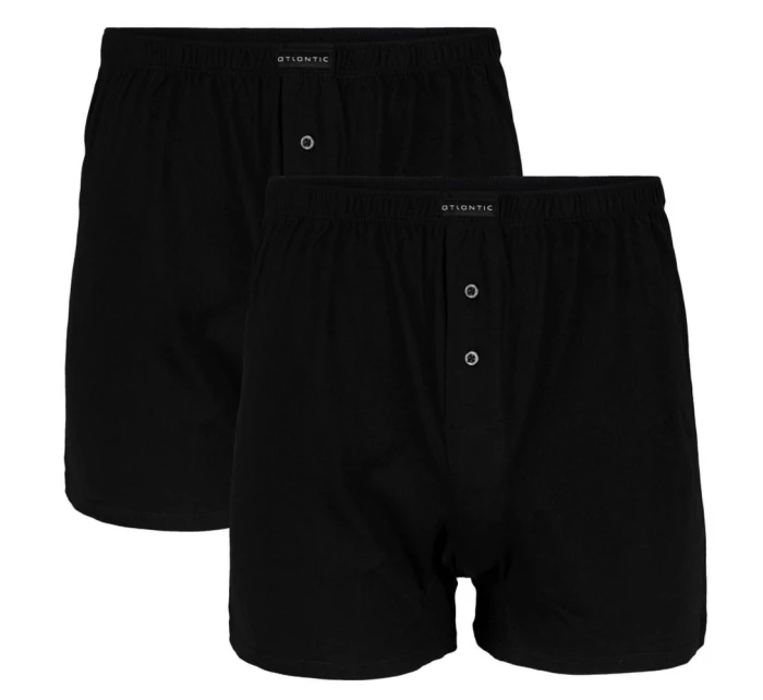 Pánské trenýrky 2 pack 003 black - Atlantic