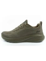 Pánska športová obuv Skechers Bobs Squad Chaos olive lightweight