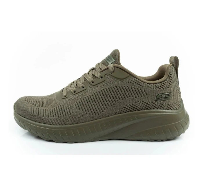 Pánska športová obuv Skechers Bobs Squad Chaos olive lightweight