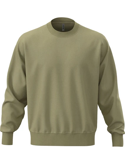 Next Level Apparel N 9007 Ťažká unisex mikina oversize 08.9007 svetlo olivová