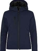 Clique Padded Hooded Softshell Women Dámska zateplená softshellová bunda s kapucňou 67.0953 tmavomodrá