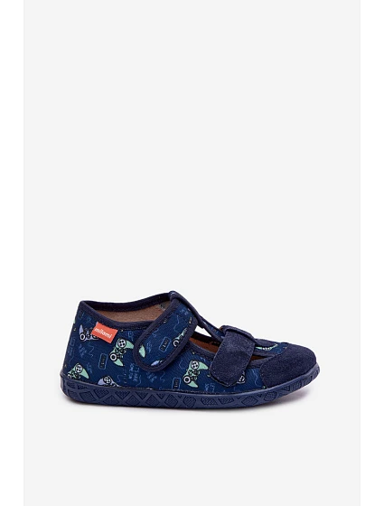 Dětské pantofle Milami pro chlapce tmavě modré Reathiana