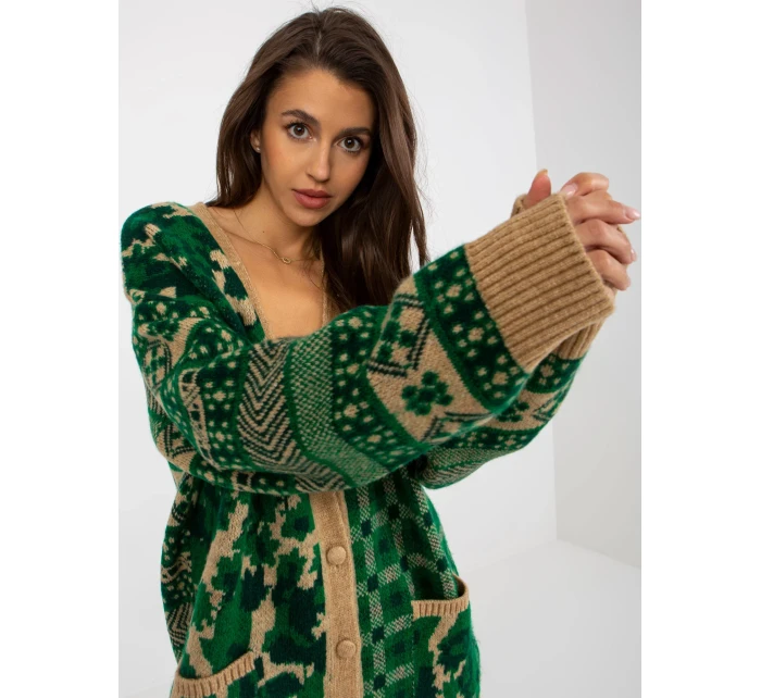 Dámský svetr EM SW  zelený model 17800019 - FPrice