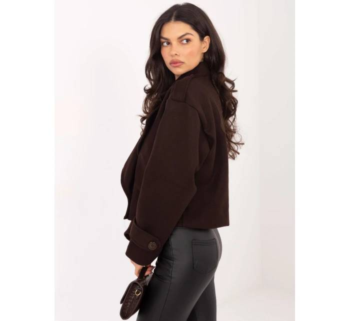 Kurtka IT KR model 21819057 ciemny brązowy - FPrice Kurtka IT KR model 21819057 ciemny brązowy - FPrice