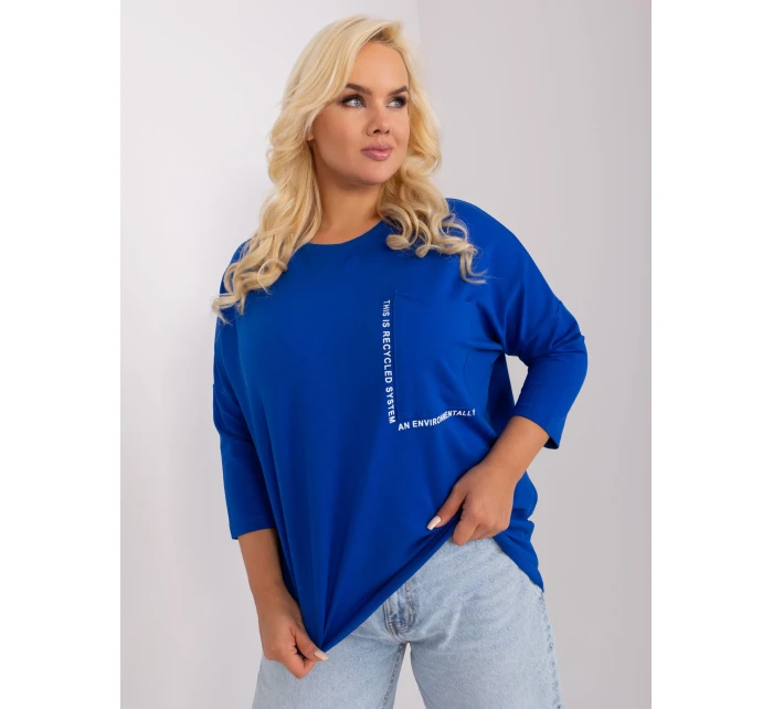 Blúzka RV BZ 9088.53P kobalt