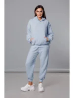 Teplý blankytný teplákový dámsky komplet (YP-1104)