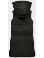 Oboustranná dámská vesta typu v army barvě model 20722468 - J.STYLE Oboustranná dámská vesta typu v army barvě model 20722468 - J.STYLE