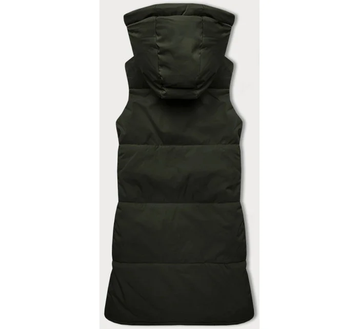 Oboustranná dámská vesta typu v army barvě model 20722468 - J.STYLE Oboustranná dámská vesta typu v army barvě model 20722468 - J.STYLE