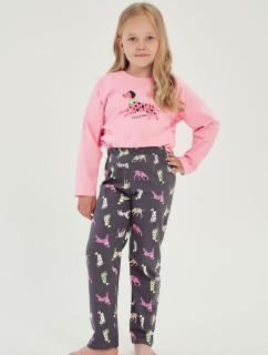 Dievčenské pyžamo Ruby ružové s dalmatínom