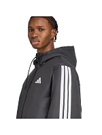 Pánská bunda Essentials 3Stripes Insulated Hooded Jacket black pánské oblečení model 21391449 - ADIDAS