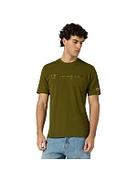Pánske tričko Champion SS Tee olive 220273 GS585 pánske