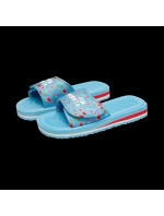 Klapky na suchý zip vícebarevné květinové modré model 21721318 - Kubota Klapky na suchý zip vícebarevné květinové modré model 21721318 - Kubota