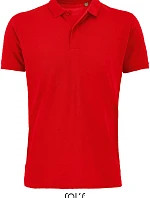 SOL'S Planet Men Pánske polo tričko z bio bavlny 25.3566 červené