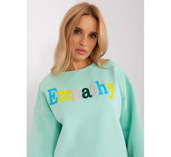 Bluza EM BL 617 model 18955339 mietowy - FPrice Bluza EM BL 617 model 18955339 mietowy - FPrice