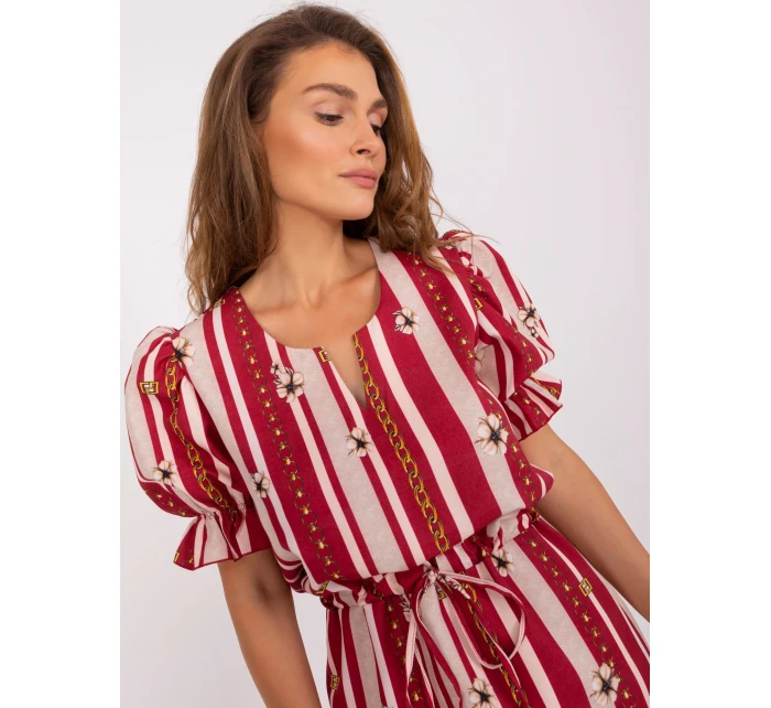 Šaty LK SK 507468 1.20P bordová