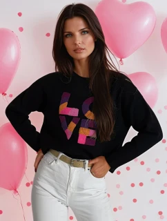 Dámský oversize svetr černý Dstreet model 21970645 - FashionStreet