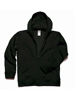 B&C Hooded Full Zip /kids Detská mikina s kapucňou 01.0682 čierna B&C Hooded Full Zip /kids Detská mikina s kapucňou 01.0682 čierna