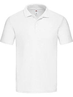 Fruit of the Loom Original Polo Pánske piqué polo 16.3050 biele