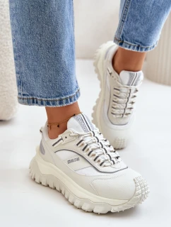 Dámské Kožené Tenisky Na Platformě Big Star model 21671508 HIPOLY SYSTEM Bílé - Big Star Shoes
