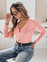 Dámsky sveter MELANIA pink FashionStreet MY1652
