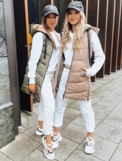 Dámská velbloudí oboustranná vesta Dstreet model 21970087 - FashionStreet