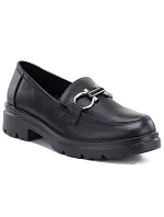 Dámské kožené polobotky typu černé, Jezzi model 22355118 Dámské kožené polobotky typu černé, Jezzi model 22355118