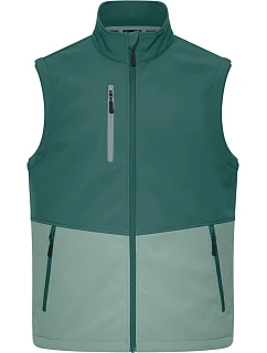 JN 3vrstvá softshellová vesta 02. green model 22460417 - Daiber